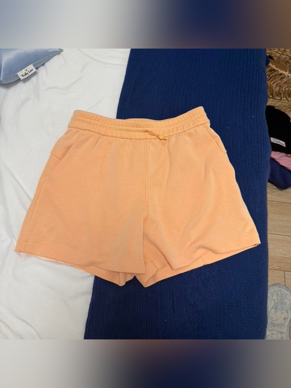 lululemon athletica Peach Drawstring Athletic Shorts